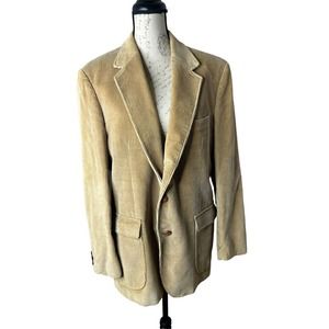 VTG‎ WOODMERE CORDUROY MENS TAN JACKET BLAZER SPORTS COAT 42R